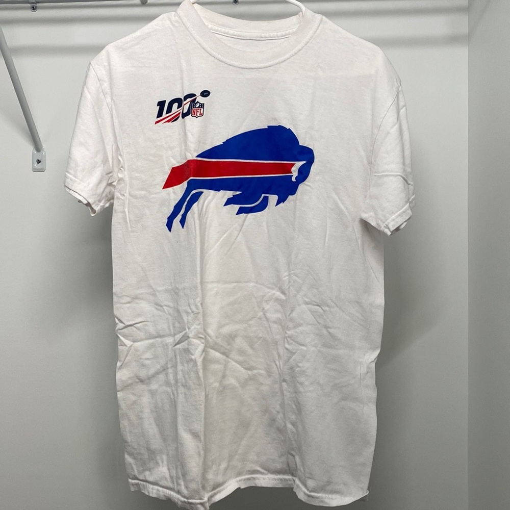 Buffalo Bills NFL 100 tee shirt (no size listed, small/medium)